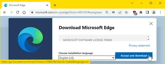 License terms for Microsoft Edge.