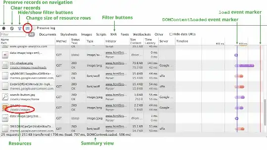Chrome dev tools screenshot