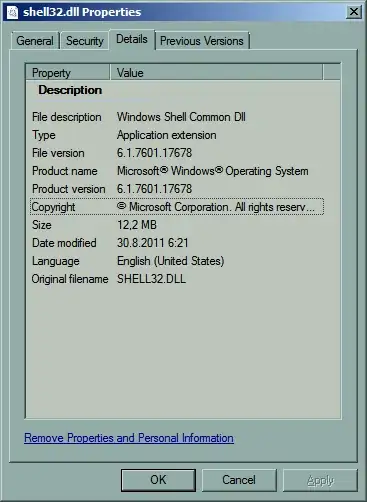 Details of shell32.dll from Windows 7 amd64