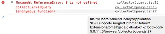 screenshot of extension error in Chrome dev tools