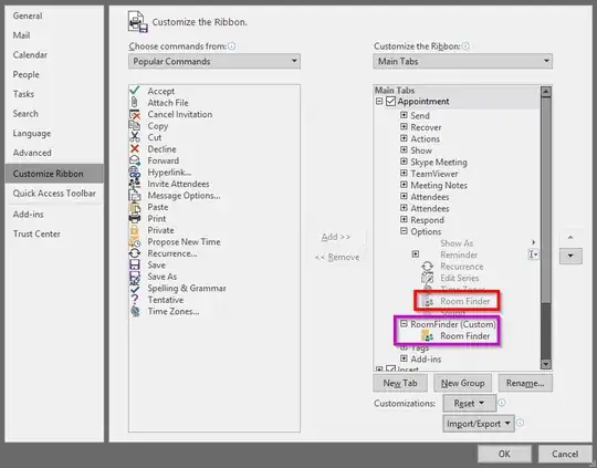 Customize Ribbon Setings Menu