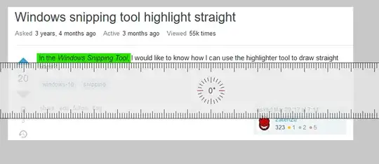 Image showing how to position the ruler