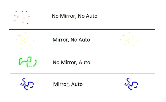 Screenshot of Mirror.ahk output