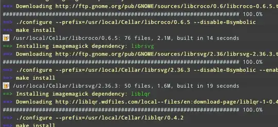 brew icons in terminal output