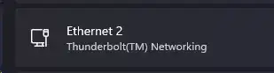 Thunderbolt 3 Ethernet using just a TB3 cable