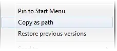 "Copy as path" context menu entry in Windows 7