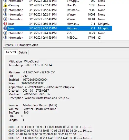 Mitigation: WipeGuard part of Sophos Endpoint Security (HitManPro)
