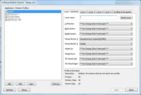 Screenshot of X-Mouse Button Control