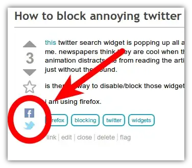 annoying social network buttons on superuser.com