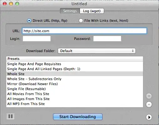 Simple interface with "presets"
