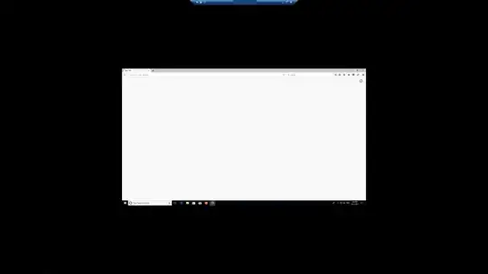 Screenshot of RDP session