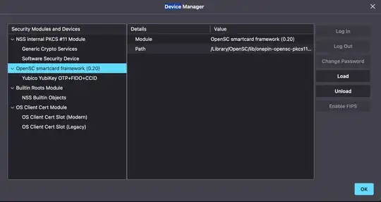 Settings -> Security Devices -> OpenSC
