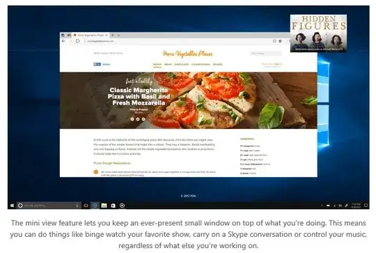 The Mini View Feature