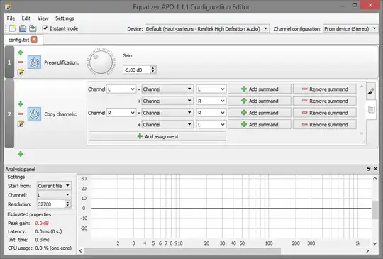 Equalizer APO config
