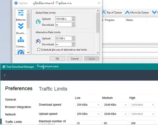 Set Upload and Download Limits