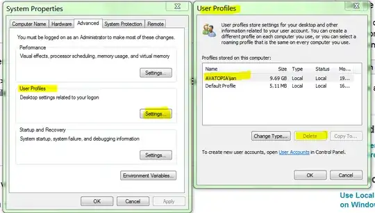 Deleting local user profiles