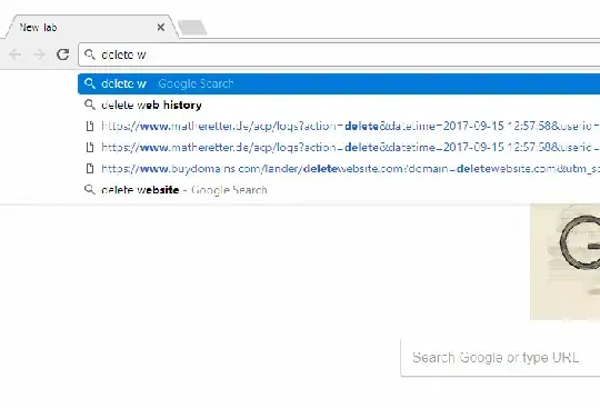 How to delete page from Chrome Suggestion