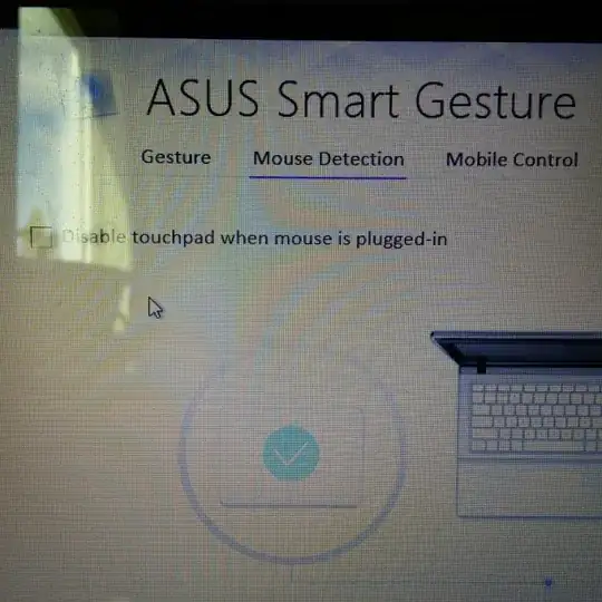 Smart Gesture checkbox