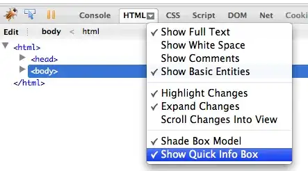 Screenshot of option