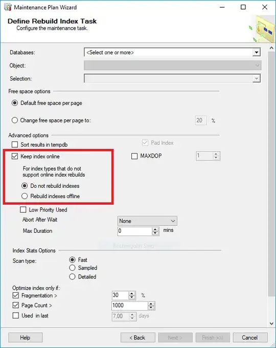 Maintenance Plan Wizard
