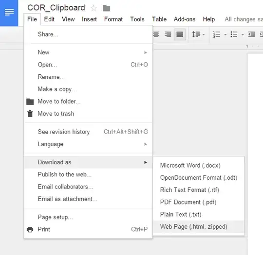 Download as HTML zipped