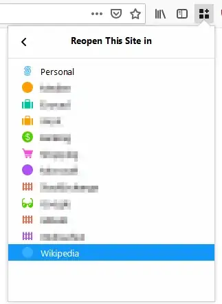Adding a site to open always in a particular container