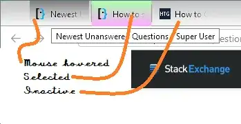 Firefox tab appearance change