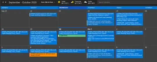 Outlook Calendar
