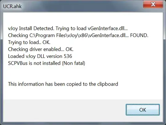 UCR Screenshot - vJoy Log