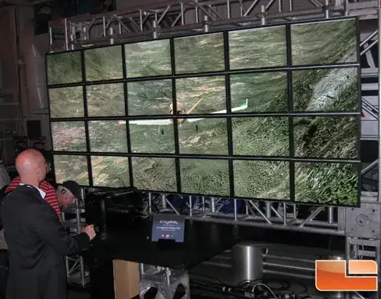 Quad-Crossfire Eyefinity with 24 displays