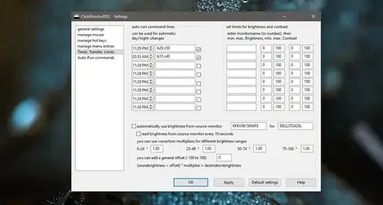b50 means brightness 50, c50 means contrast 50