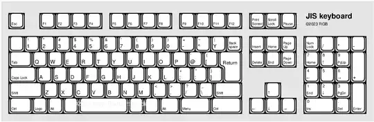 JIS keyboard layout