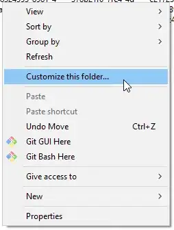 Customize this folder...