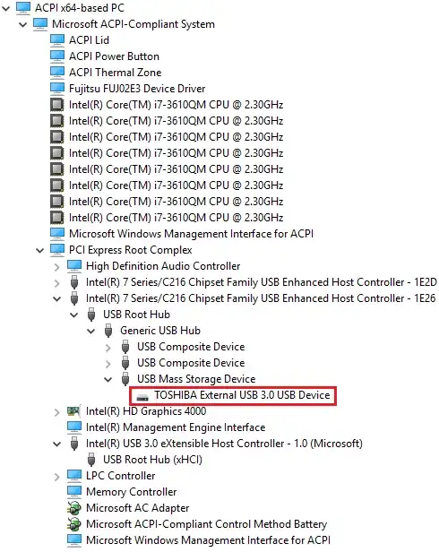 Devices by connection