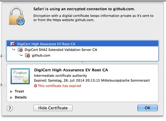 expired certificate?