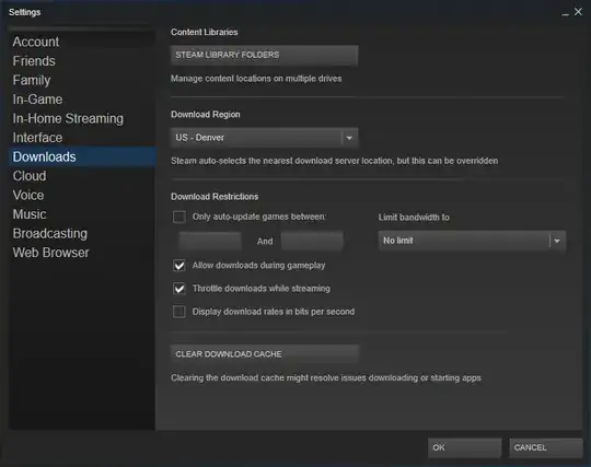 At the top of the Downloads tab of Steam settings, there's a button to manage Steam library folders.
