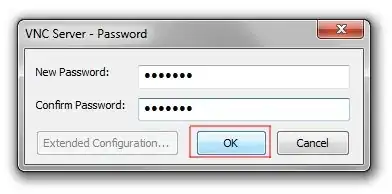 Set Password Screen Shoot