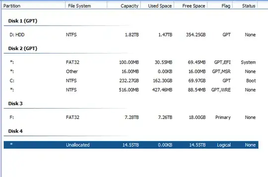 My friends being disk 3 and mine being disk 4