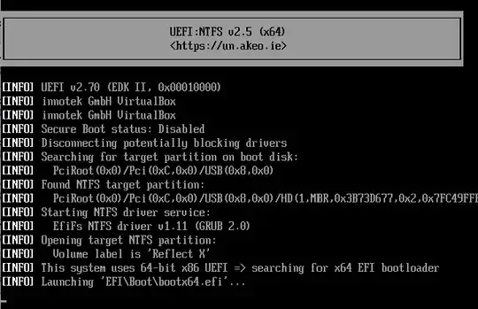 bootx64.efi execution