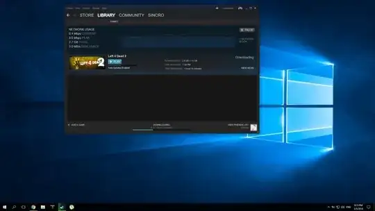 Download speed in Mbps