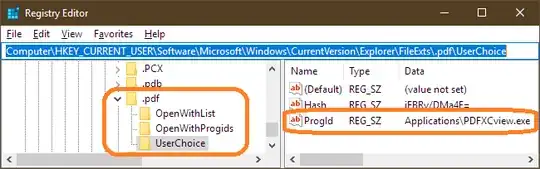 PDF default application