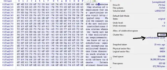 This is what WinHex reports.