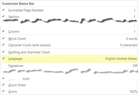 screenshot customizing status bar