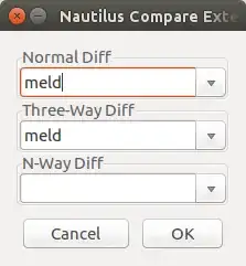 Nautilus Compare Extension GUI