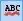 Button with ABC and a ~~~ as an underline, on the toolbar