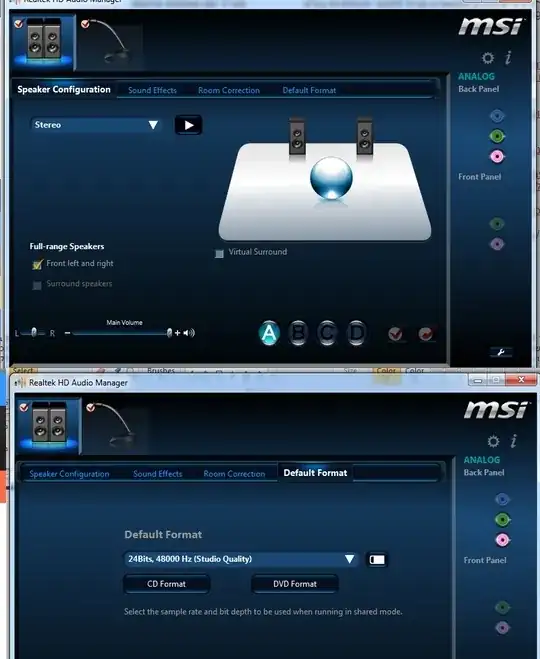 Realtek HD Audio Manager