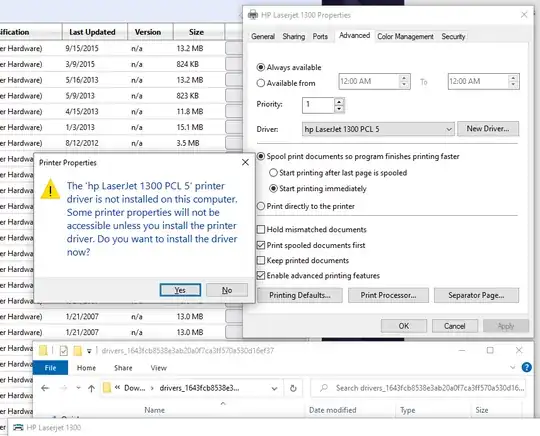 Failed driver install