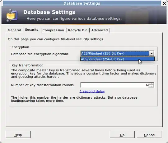 KeePass2 Display Problems