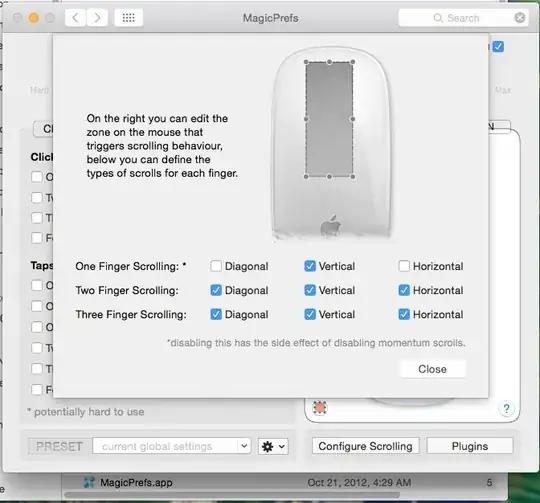MagicPrefs scrolling settings