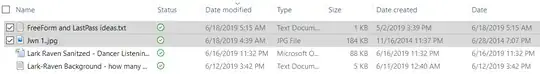txt and jpg Explorer - Date Mod v. Date Created v. Date
